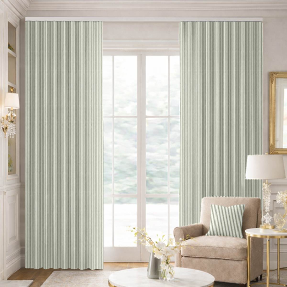 Custom Ripple Fold Drapes in Arezzo - Spa
