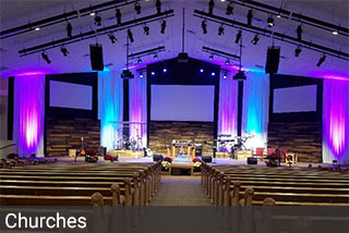 IPC, Florida, requested quick turn around to customize church Altar.