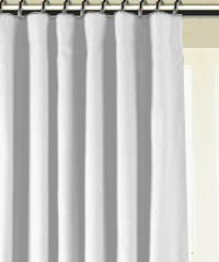 Flat Panel Drapes in Velluto Sand
